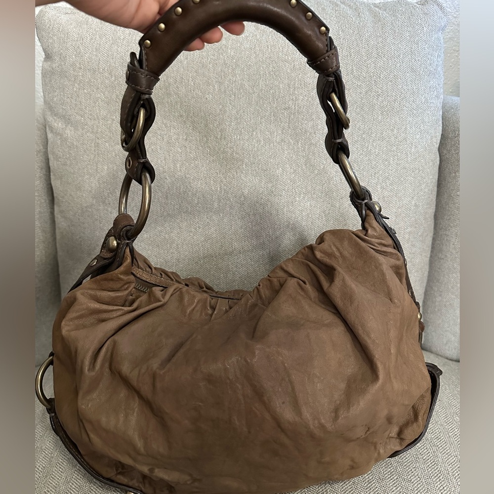 ✅Authentic Rare Vintage Juicy Couture Lambskin Leather Hobo Bag